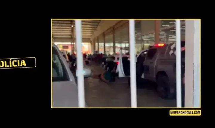 Polícia - Vídeo mostra momento da prisão de três suspeitos no Supermercado IG em Porto Velho