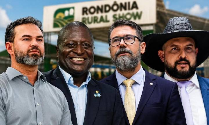 Política - Bruno Bolsonaro Scheid recebe Hélio Negão, Marcos Pollon e Zé Trovão na Rondônia Rural Show