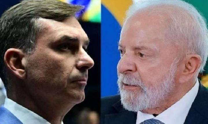 Política - Flávio Bolsonaro atinge 52% contra 35% de Lula no 2º turno no Paraná