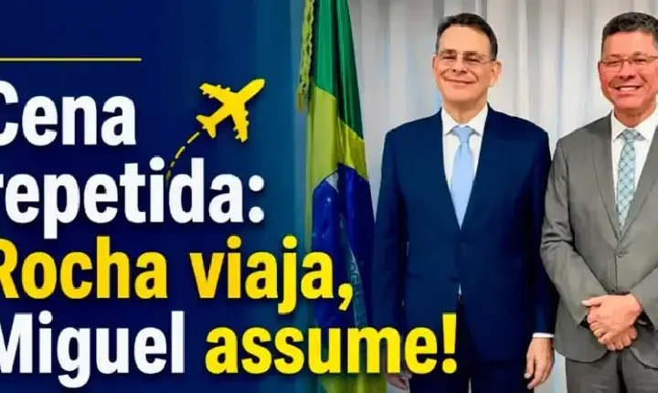 Política - OPINIÃO DE PRIMEIRA – Cena repentina, Rocha viaja e Miguel assume