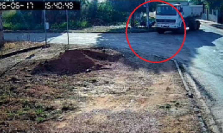 PONTO CEGO FATAL - Motociclista morre na UPA após ser esmagado por caminhão em MT; vídeo mostra tudo