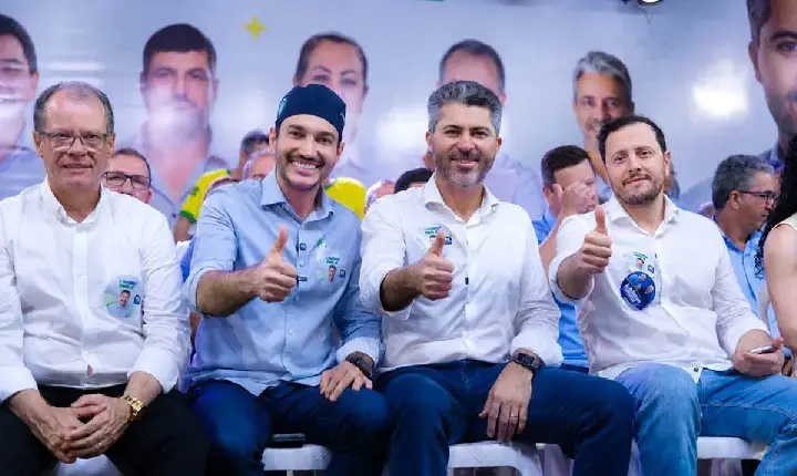 PRÉ-CANDIDATO - Sete prefeitos do Cone Sul participam de lançamento em Vilhena ao lado do Dr. Fernando Máximo