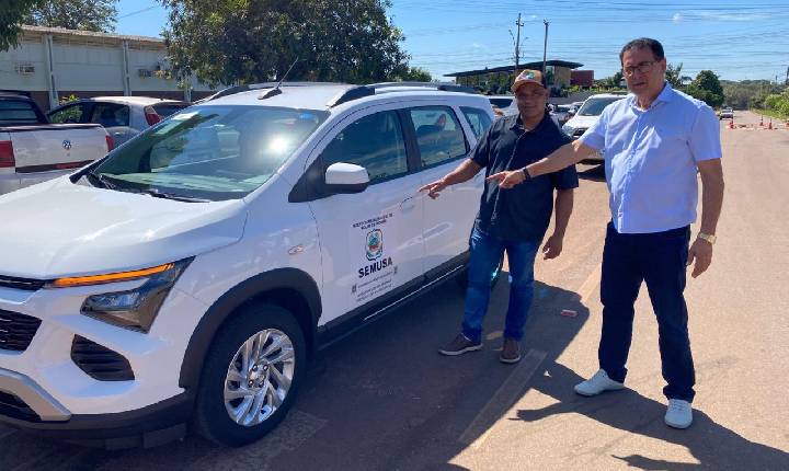 Prefeito Aldo Júlio recebe deputada Ieda Chaves e entrega novos veículos para fortalecer Assistência Social e Saúde em Rolim de Moura