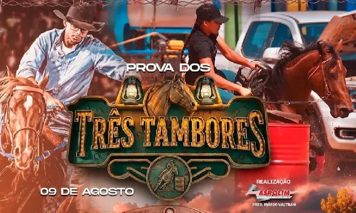 Prova dos Três Tambores movimenta a 37ª Expoagro de Rolim de Moura com mais de R$ 14 mil em premiações