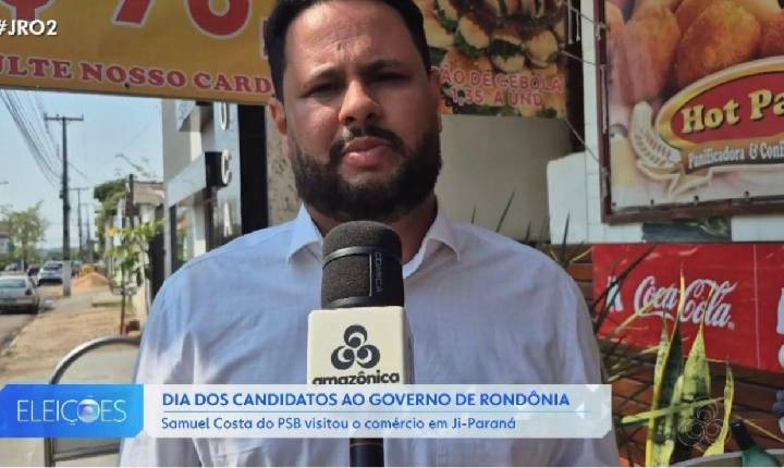 Rede Amazônica acompanha agenda de Samuel Costa em Ji-Paraná