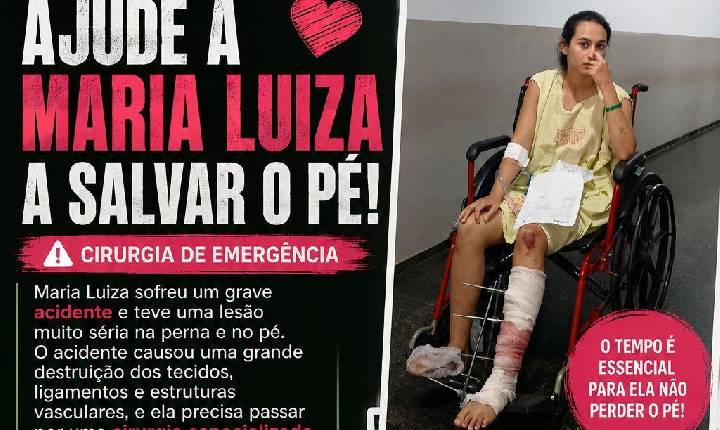 Rifa solidária arrecada recursos para ajudar nas despesas da cirurgia de Maria Luiza; veja como participar