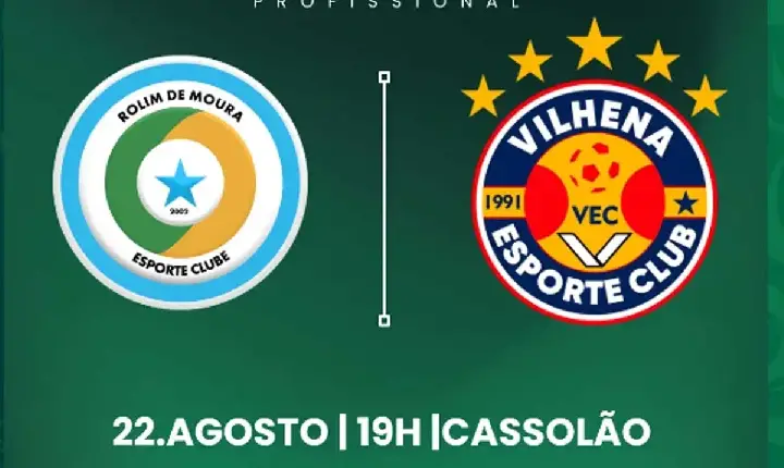 RONDONIENSE SÉRIE B Rolim de Moura Esporte Clube recebe VEC neste sábado no Cassolão