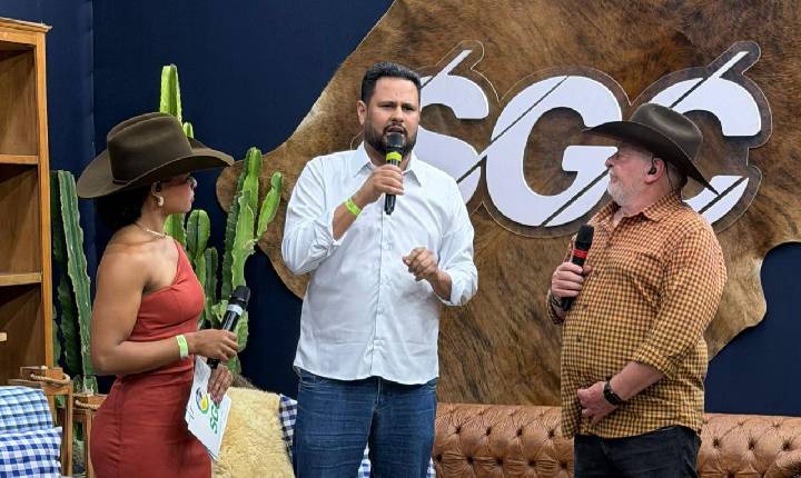 Samuel Costa apresenta propostas para a saúde mental e é destaque em entrevista ao podcast da SGC Rondônia durante a Expojipa 2026