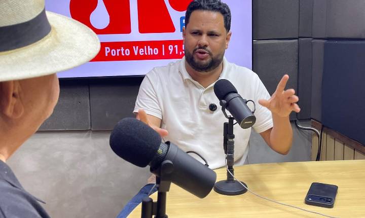 Samuel Costa é entrevistado no Jornal da Manhã e apresenta propostas para ampliar e descentralizar a saúde em Rondônia