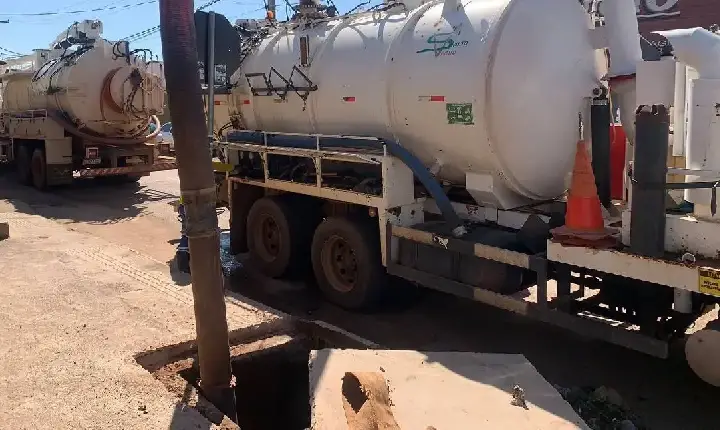 Saúde - Esvaziamento de fossas melhora saúde pública