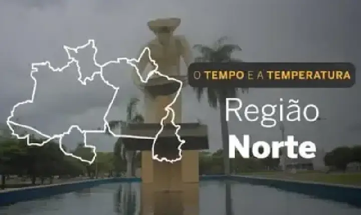 Tempo | Previsão do tempo - PREVISÃO DO TEMPO: segunda-feira (27) de chuvas intensas e trovoadas no Norte