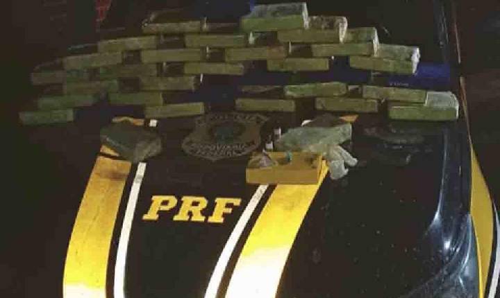 TRÁFICO DE DROGAS - Polícia Rodoviária Federal apreende 34 kg de cocaína em Porto Velho
