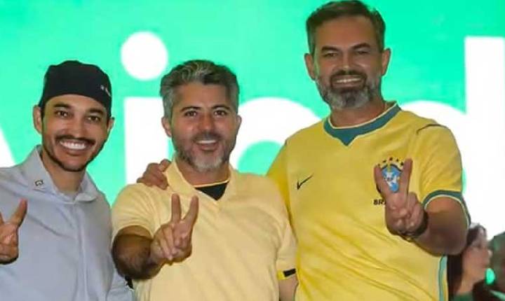 UNIÃO - Marcos Rogério, Scheid e Máximo participam do lançamento oficial da candidatura de Flávio Bolsonaro à Presidência: “É hora de devolver o Brasil aos brasileiros”