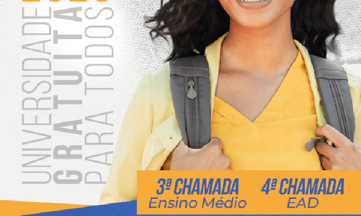 UNIR divulga convocação em 3ª e 4ª chamadas do PS UNIR 2026, matrículas ocorrem de 24 a 28 de abril