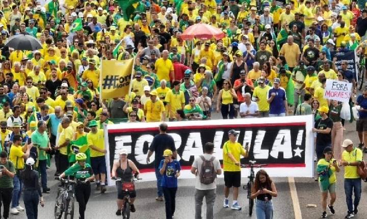 Veja os vídeos - Brasília é tomada por protestos contra Lula e Moraes no feriado da Independência
