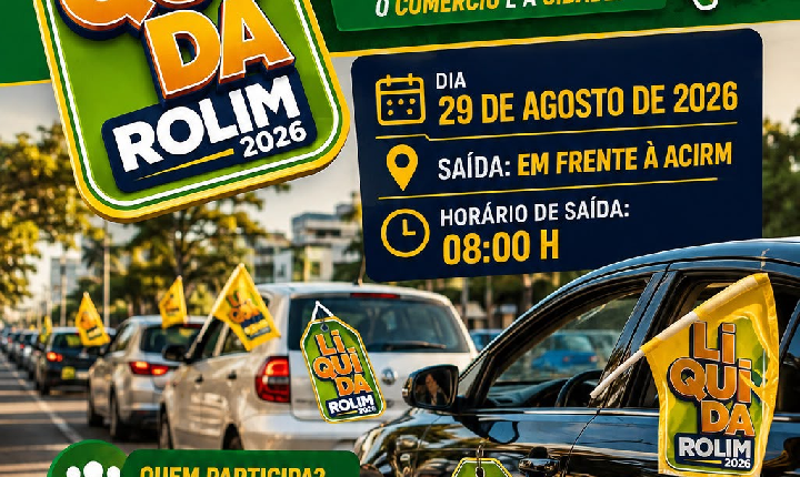🚗💛 VEM AÍ A CARREATA LIQUIDA ROLIM 2026! 💚💙