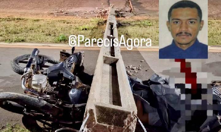 VÍDEO - COLISÃO FATAL Motociclista morre após colidir e ser ‘esmagado’ por poste em MT; imagens fortes