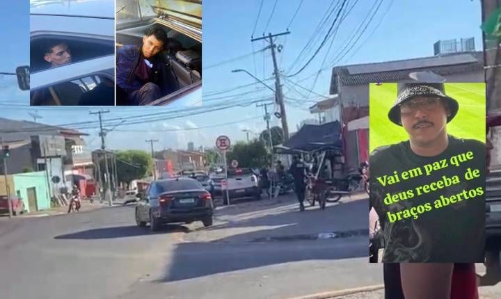 VÍDEO - Entregador é morto com tiro no peito por assaltantes ao reagir a roubo de moto em MT; vídeo