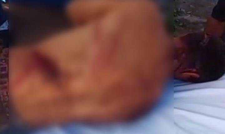 VÍDEO - Homem é torturado com golpes de madeira e facão após briga envolvendo drogas em MT; imagens chocam