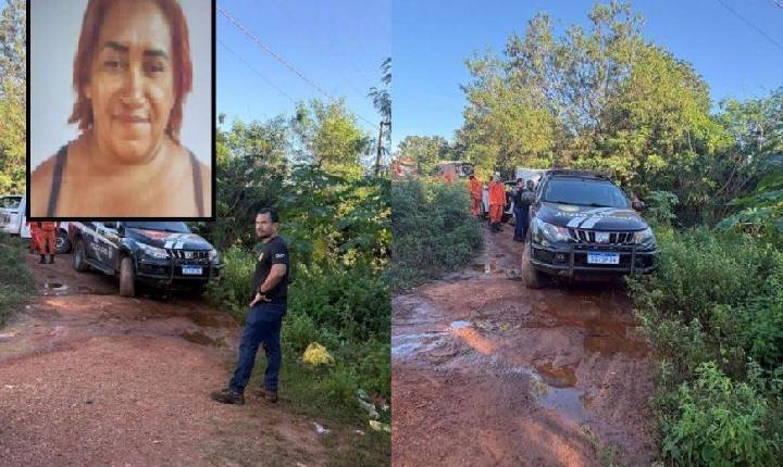 VÍDEO - Homem mata esposa após ‘chifre’, arrasta corpo e desova em córrego em MT; vídeo