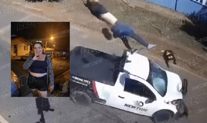 VÍDEO - MAIS UMA TRAGÉDIA - Entregadora morre após bater de frente e ser arremessada durante ultrapassagem em Rondonópolis; assista