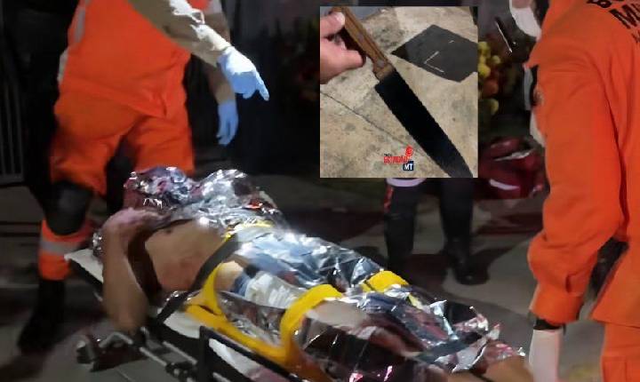 VÍDEO - MEU HERÓI NÃO USA CAPA, USA FACA - Adolescente esfaqueia ex-padrasto e salva a mãe de mais uma noite de terror em MT; vídeo