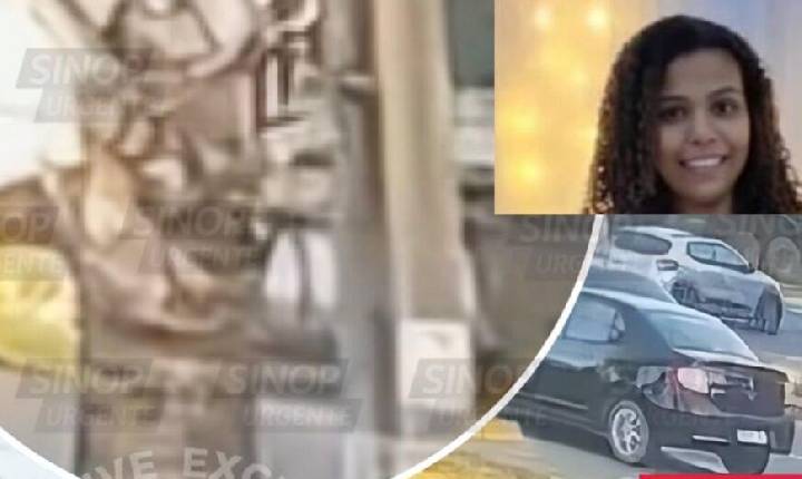 Vídeo mostra momento em que mulher é atropelada e tem cabeça esmagada por carreta em MT