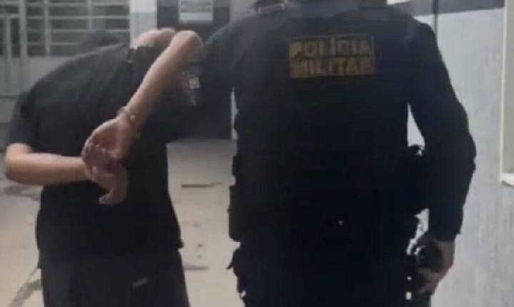 VÍDEO - Rápida caçada: faccionado suspeito de executar jovem com tiro na testa é preso em flagrante em MT; vídeo