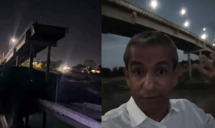 VÍDEOS  - Juiz entre os feridos - Vídeo: Ponte de R$36 milhões desaba no Acre, 2 anos após inaugurada