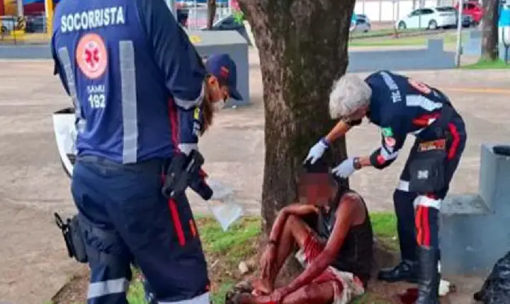 Violencia Homem é atacado a facadas próximo da rodoviária de Porto Velho