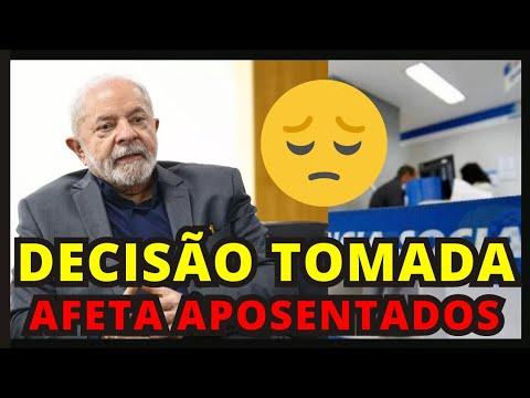 Decisão que vai afetar os aposentados do INSS é tomada e LULA não esconde o que está sentindo