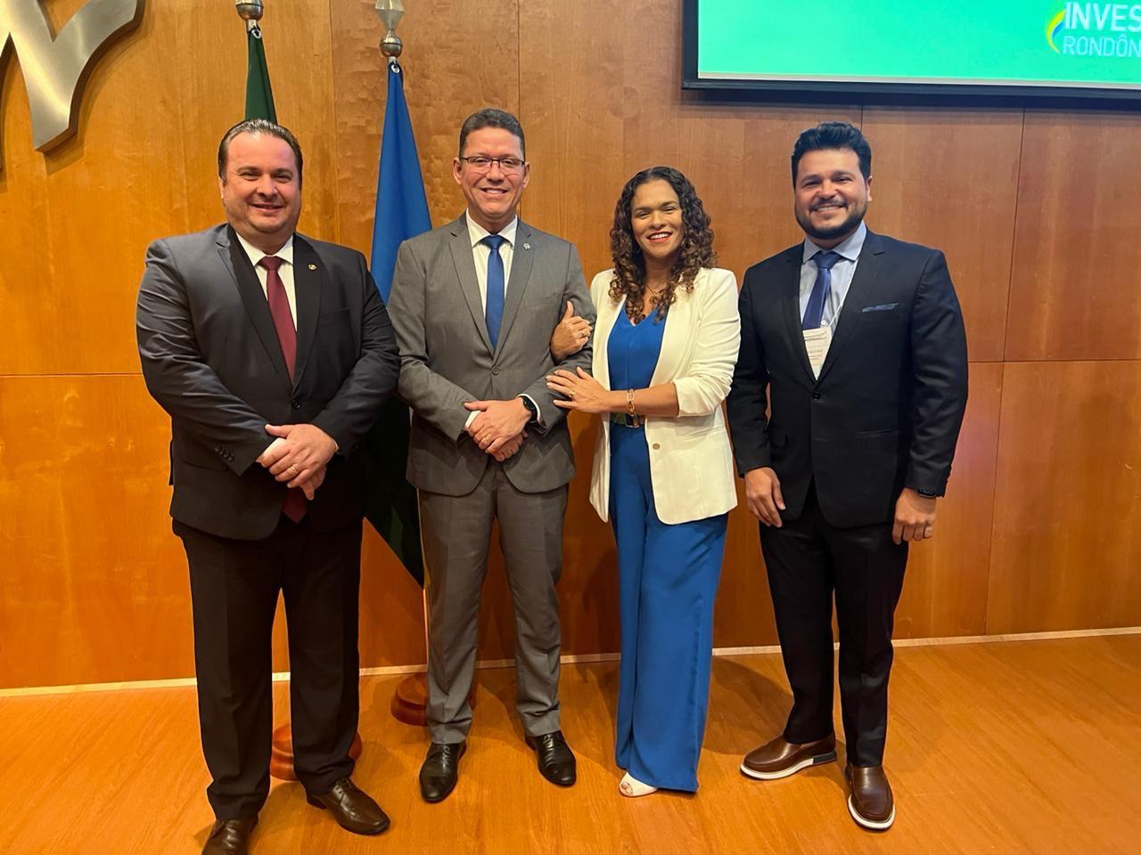 Deputados Marcelo Cruz e Luis do Hospital participam do “Rondônia Day” e defendem investimentos nacionais e internacionais no estado