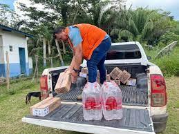 SITUAÇÃO DE ALERTA -  Governo presta assistência às famílias atingidas pelas chuvas em Rondônia