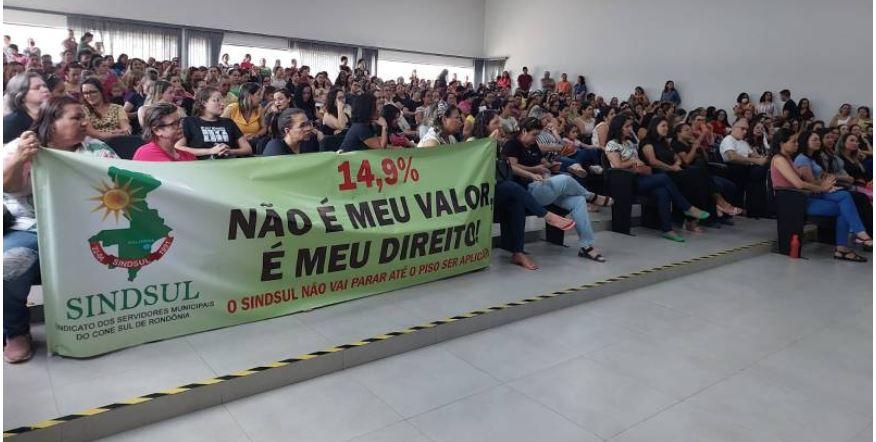 VILHENA – Começa greve de servidores municipais da Educação