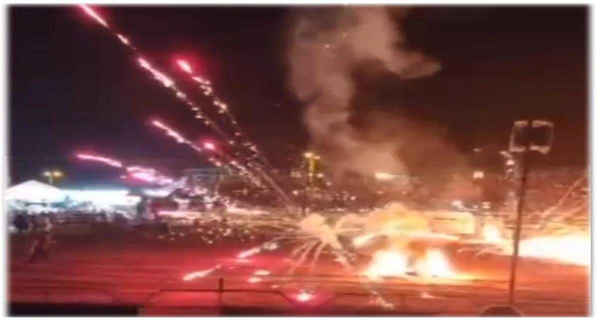 Queima de fogos explodem e matam pirotécnico na Expoalto
