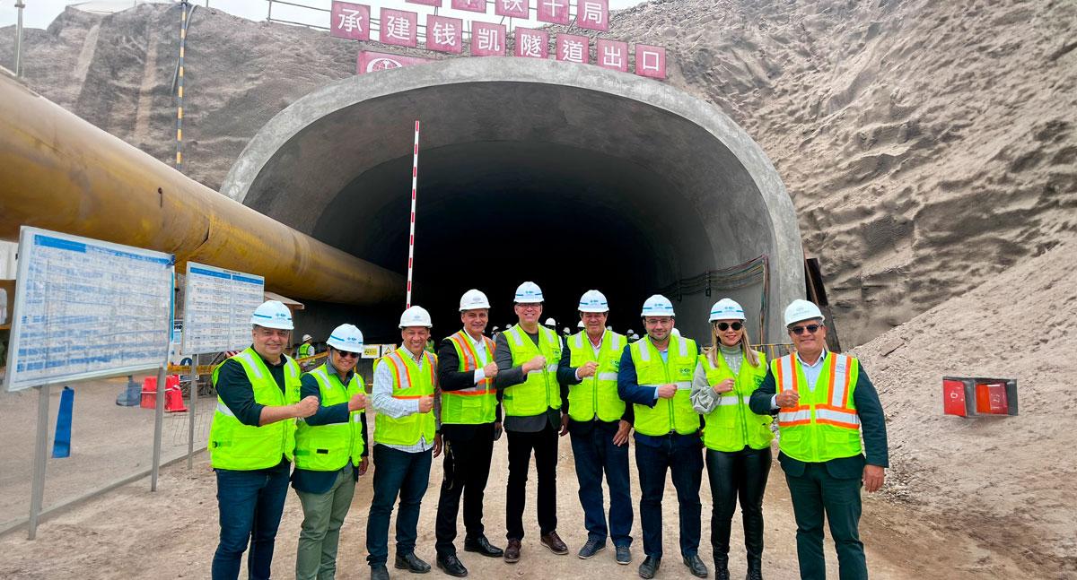 Política - EXPORTAÇÃO: Deputado Ribeiro realiza visita técnica no Porto de Chancay, no Peru