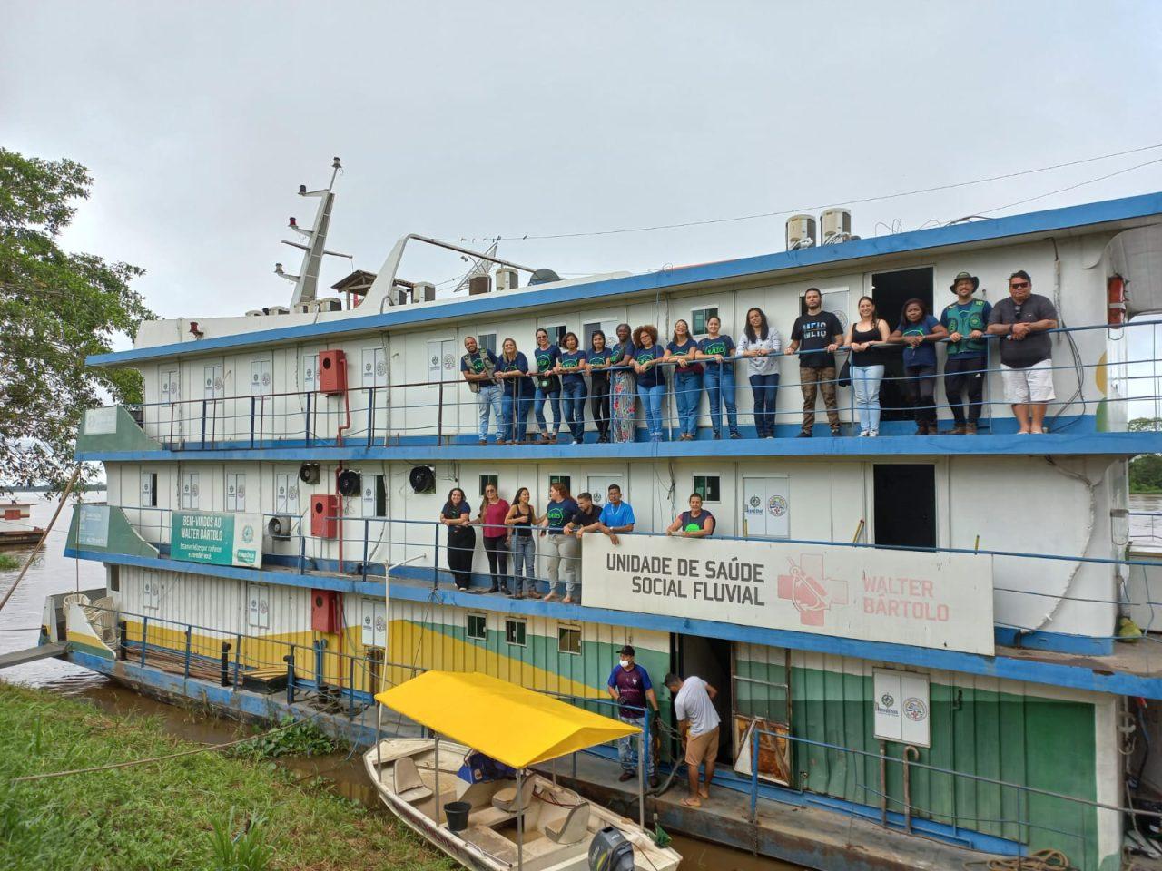 Em três missões, a Policlínica Oswaldo Cruz Fluvial realizou mais de 1.400 atendimentos