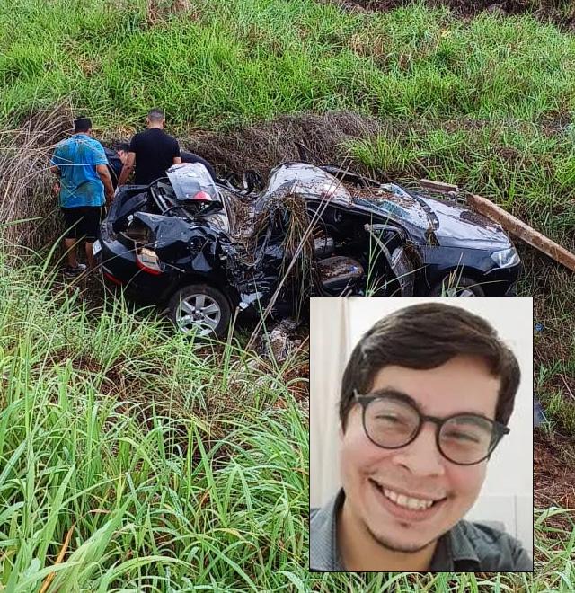 Polícia- Psicólogo do Acre morre em Porto Velho após grave acidente na BR-364