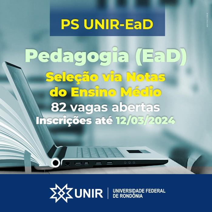 Concursos e Empregos - Unir abre seleção para curso de Pedagogia a distância com notas do ensino médio