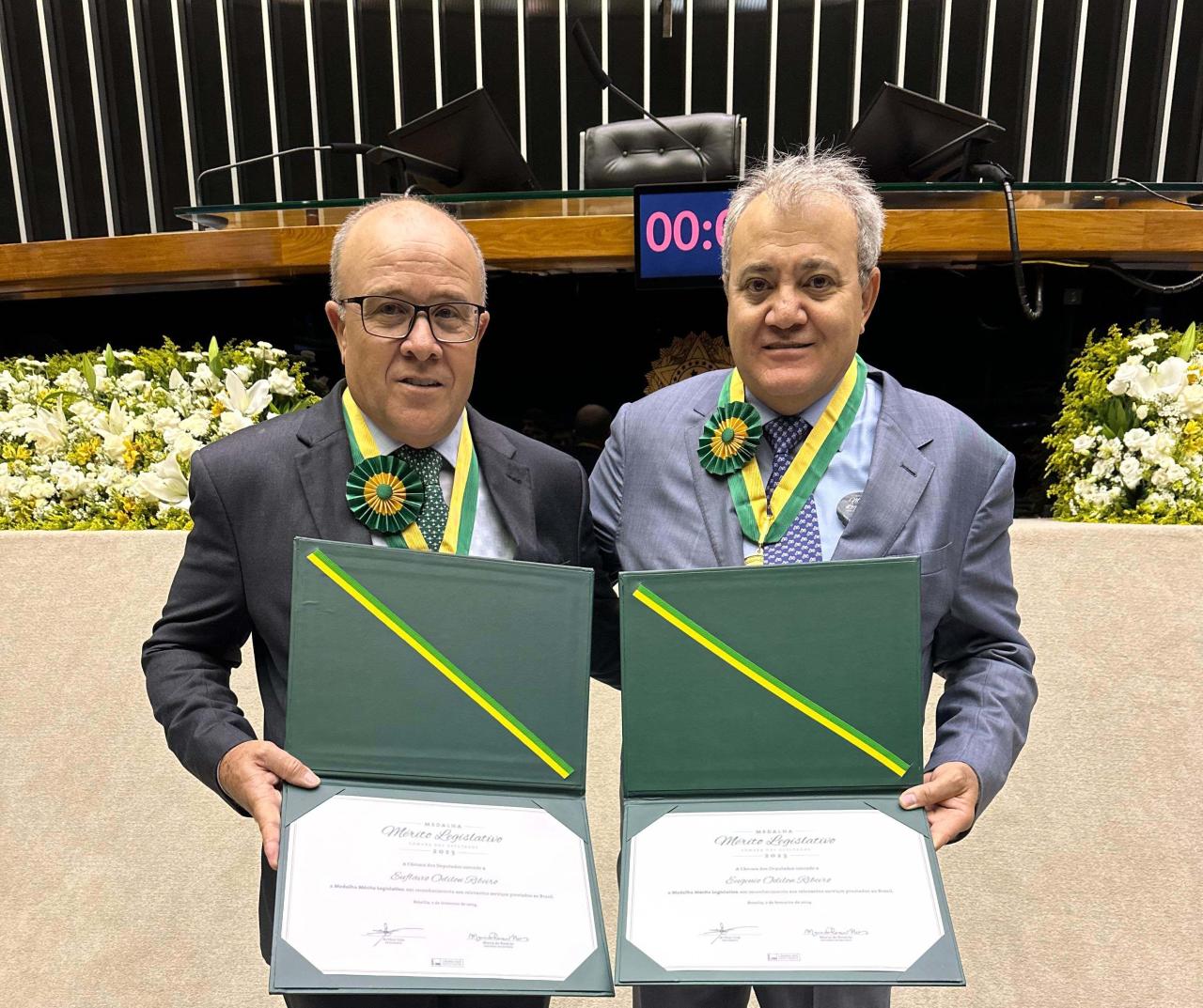 Mosquini indica empresários Eugênio e Euflávio do grupo Cairu para honraria da Câmara dos Deputados
