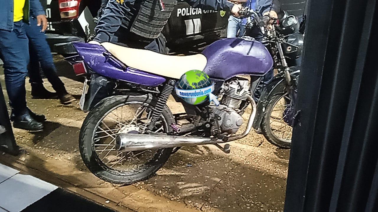 Polícia - Homem é preso com moto roubada após sofrer acidente na Avenida Amazonas