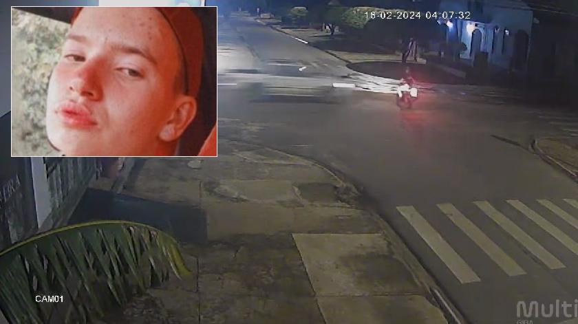Polícia - Sem habilitação, jovem motociclista morre em colisão com S-10