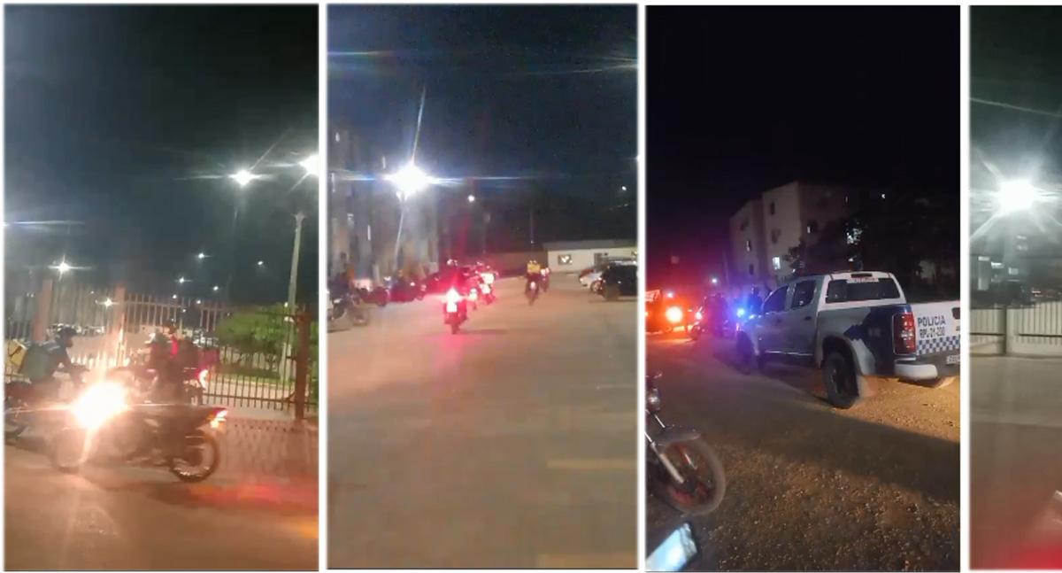 Polícia- VÍDEO: Motoboys são recebidos a bala por criminosos durante manifestação em frente do Porto Madero