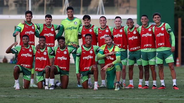 Esportes-Palmeiras finaliza preparação para jogo contra o Botafogo-SP