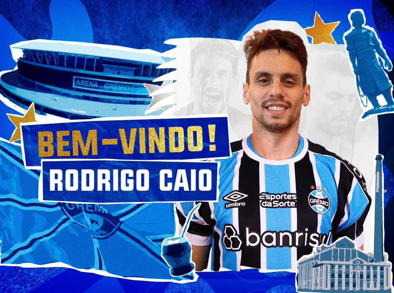 Esportes-Rodrigo Caio é anunciado pelo Grêmio