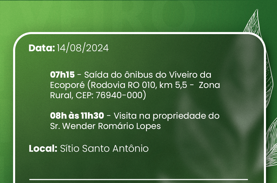 Viveiro Cidadão: abertas as inscrições para o II Seminários de Corredores Ecológicos