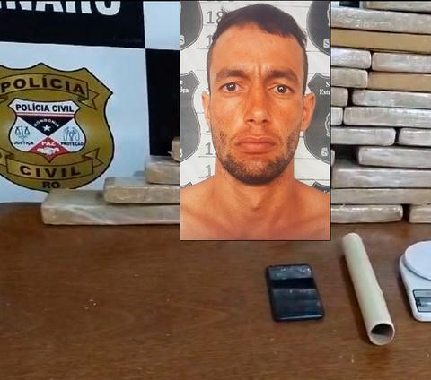 Polícia Traficante que usava tapeçaria como fachada cai com 30 kg de drogas