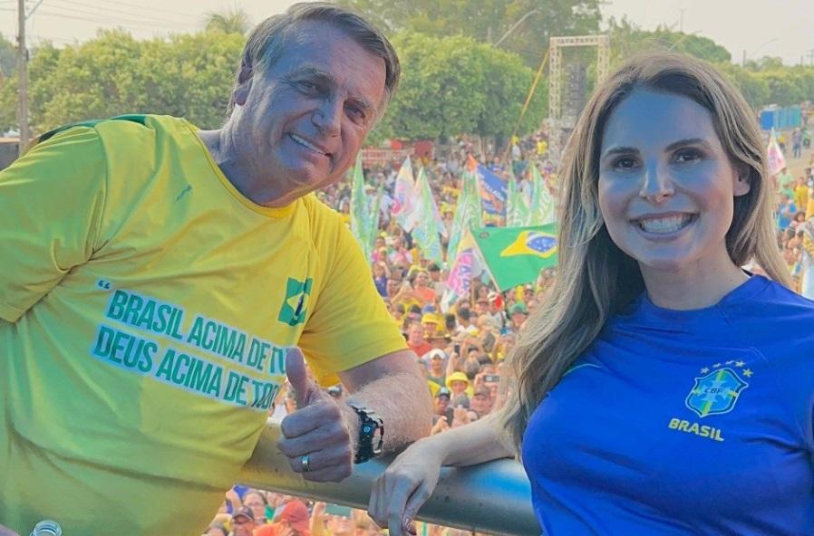 Eleições - Bolsonaro declara apoio a reeleição da prefeita Carla Redano em Ariquemes