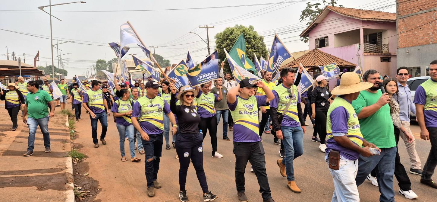 *Rafael Godoi e Thiago Moreira apresentam propostas em caminhada e carreata no Distrito de Nova Estrela*