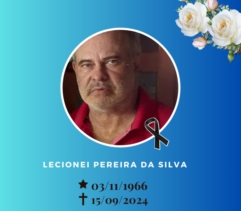 Sistema Bom Pastor em Pimenta Bueno emite nota de pesar pelo falecimento do senhor Lecionei Pereira da Silva
